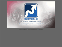 Tablet Screenshot of maheshwarigroup.in